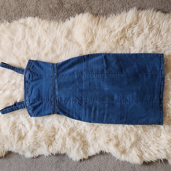 Kookai Australia Casella midi lentgth denim dress EUC size 6 - Picture 6 of 15